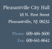Pleasantville, New JErsey Contact Information
